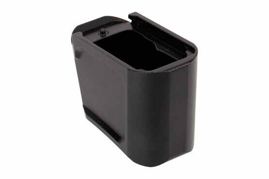 Tyrant Designs Glock G43 Mag Extension Plus 3 features a black anodized finish